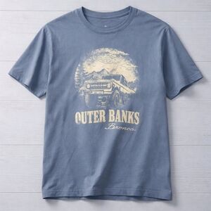 Ford Outer Banks Graphic Tee in Blue